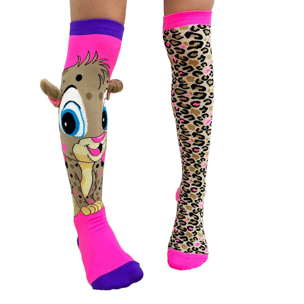 Mad Mia - Cheetah Socks Dancewear Crazy Socks