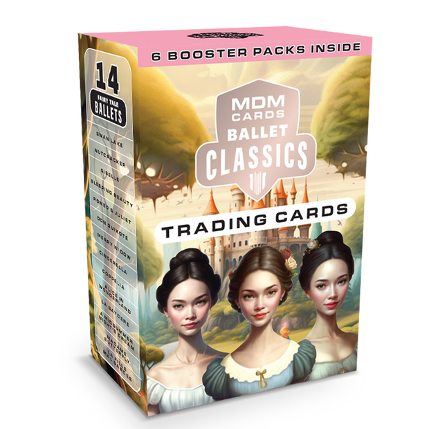 MDM - Ballet Classics Trading Cards - Small Booster Box (contains 6 booster packs)