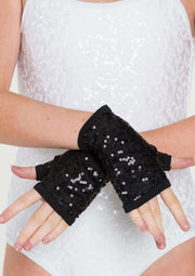Studio 7 - Sequin Fingerless Gloves Accessories