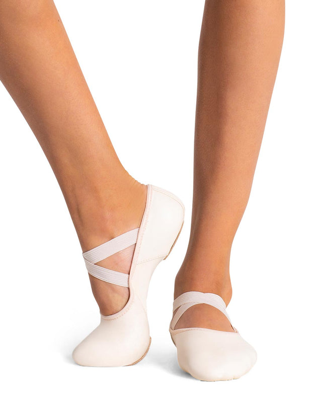 Capezio - Hanami Leather Ballet Shoe (Light Pink) (Adult)