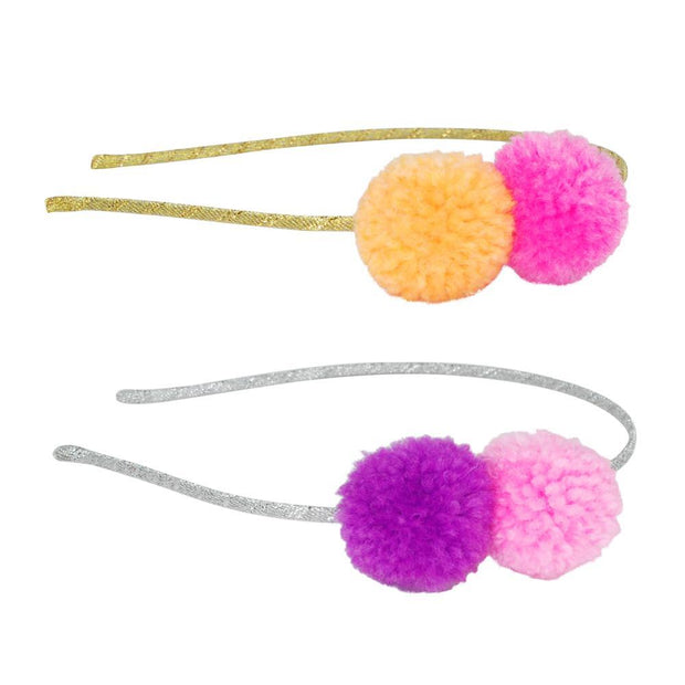 PinkPoppy - Cutie pom pom headband ( pk of 2 )AccessoriesDefault Title
