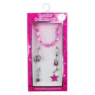 Pink Poppy - Diva Charm Bracelet Set