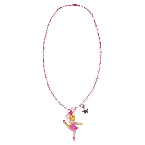 Pink Poppy -  Dancing ballerina ball chain necklace ( pk of 3 ) Accessories Aspire Dance Collections