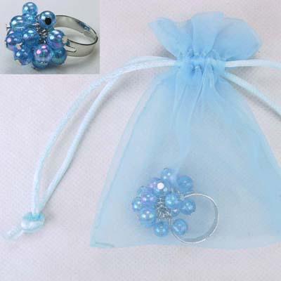 Pink Poppy - Frozen blue bubble ring  Accessories Aspire Dance Collections
