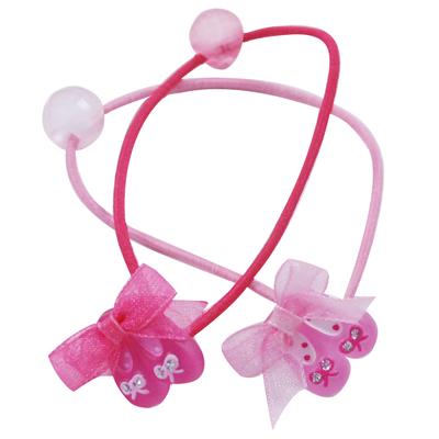 Pink Poppy - Pretty ballet shoe ponytail holders Accessories Aspire Dance Collections