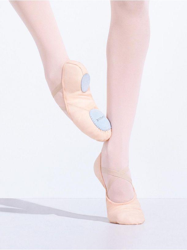 Capezio -  Canvas Juliet Ballet Shoe (Light Ballet Pink) Dance Shoes Aspire Dance Collections