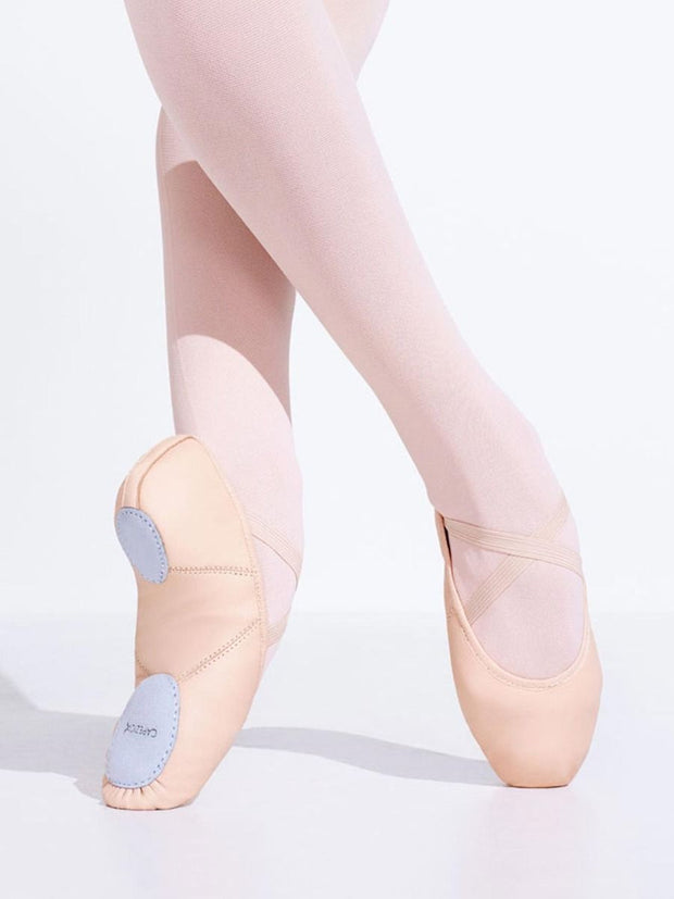 Capezio -  Leather Juliet Ballet Shoe (Light Pink) Dance Shoes Aspire Dance Collections