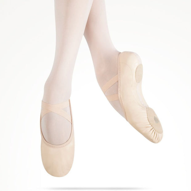 MDM - Elemental Leather Hybrid Sole Pink (Mini Foot Type) Dance Shoes Aspire Dance Collections