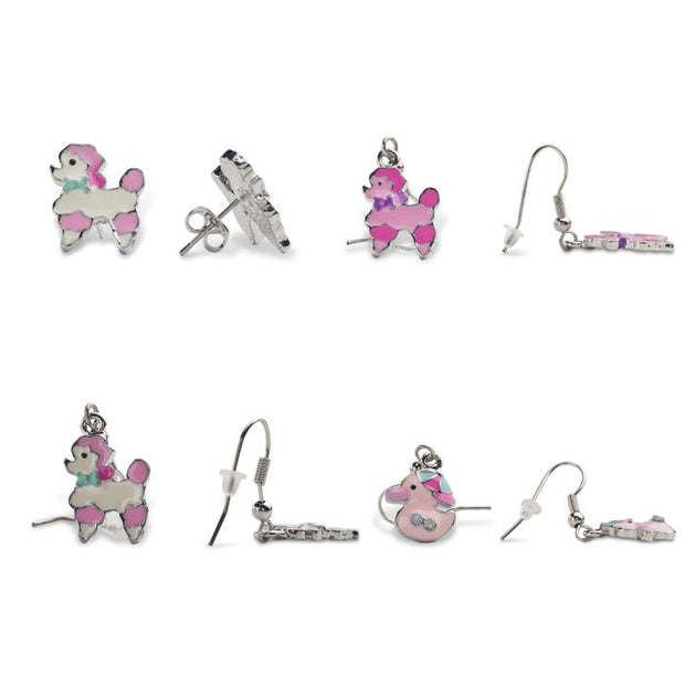 Pink Poppy - Animal Earrings