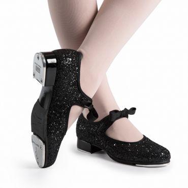 Bloch Glitter Tie Girls Tap Shoe Dance Shoes